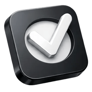 3D checkmark confirmation icon featured on the Prime Thriftanture about page