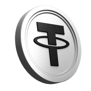 Tether USDT coin icon shown in the platform's information section